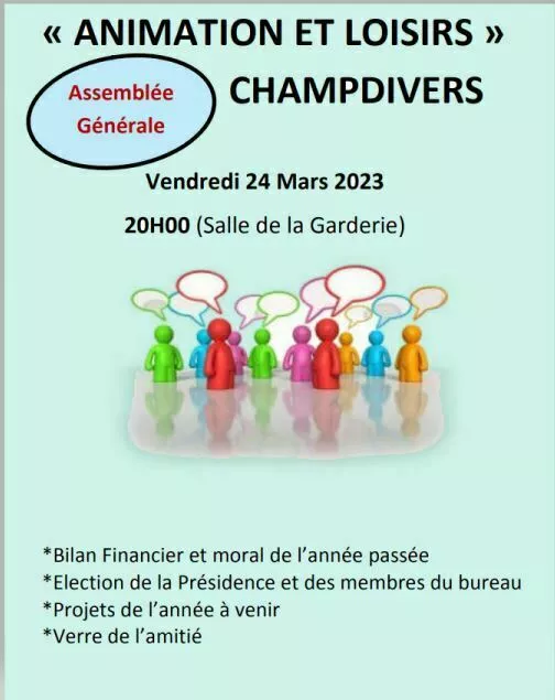 ASSEMBLEE GENERALE de l'Association Animations et Loisirs