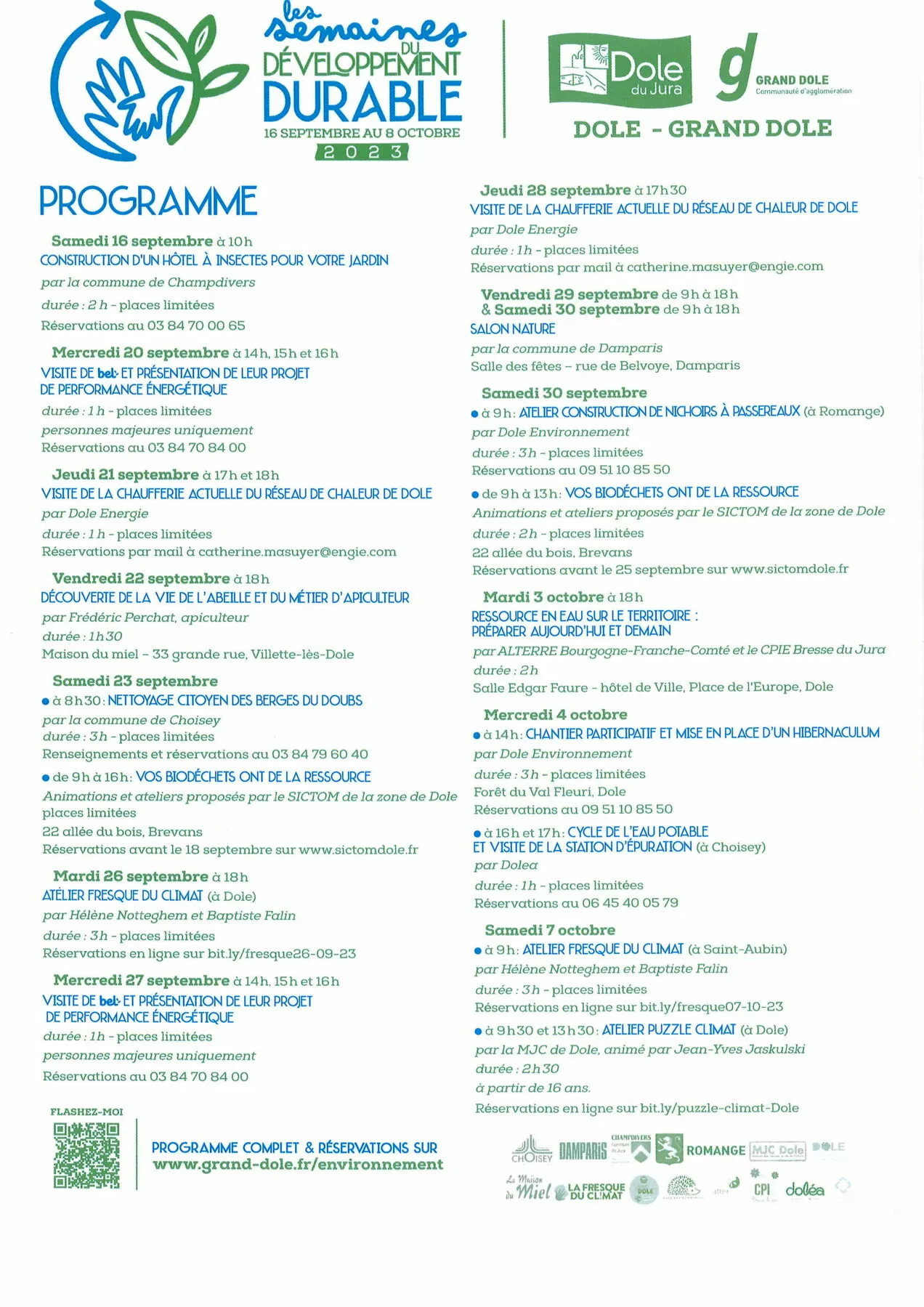 Mardi 3 octobre : conférence sur le thème de la ressource en eau