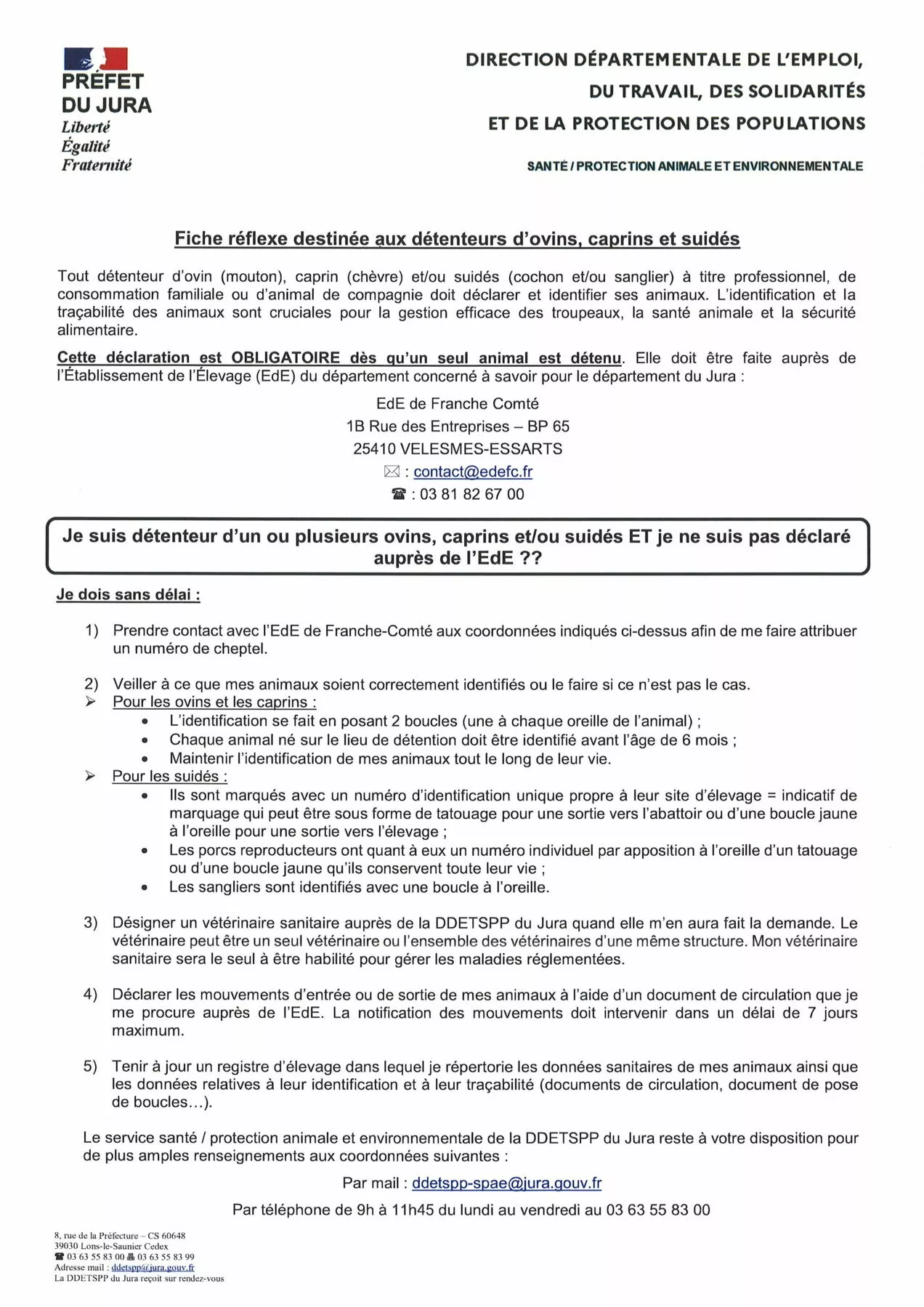 Maladie d'ovins, caprins, suidés : fièvre aphteuse